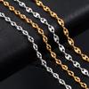 Trending Pig Nose Stainless Steel Necklace Coffee Bean Chains Unisex Classic Style Bracelets Jewelry Wholesale