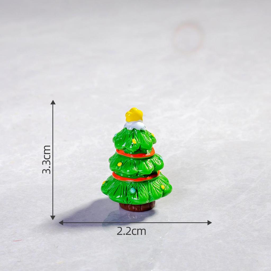 Handgemachtes Weihnachts-Schneemann-Ornament aus Harz – DIY 3D-Zeichentrickszene