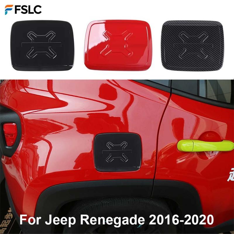 For Jeep Renegade 2016-2024 Accessories Fuel Tank Cap Cover Trim Oil Gas Door Exterior Decoration Car Styling Parts