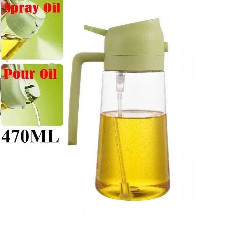 

2в1 470 мл пластиковый распылитель масла распылитель распылитель масла баночка для масла Cruet барбекю кухня выпечка обжарка пикник кухонный инструмент Green 1PCS