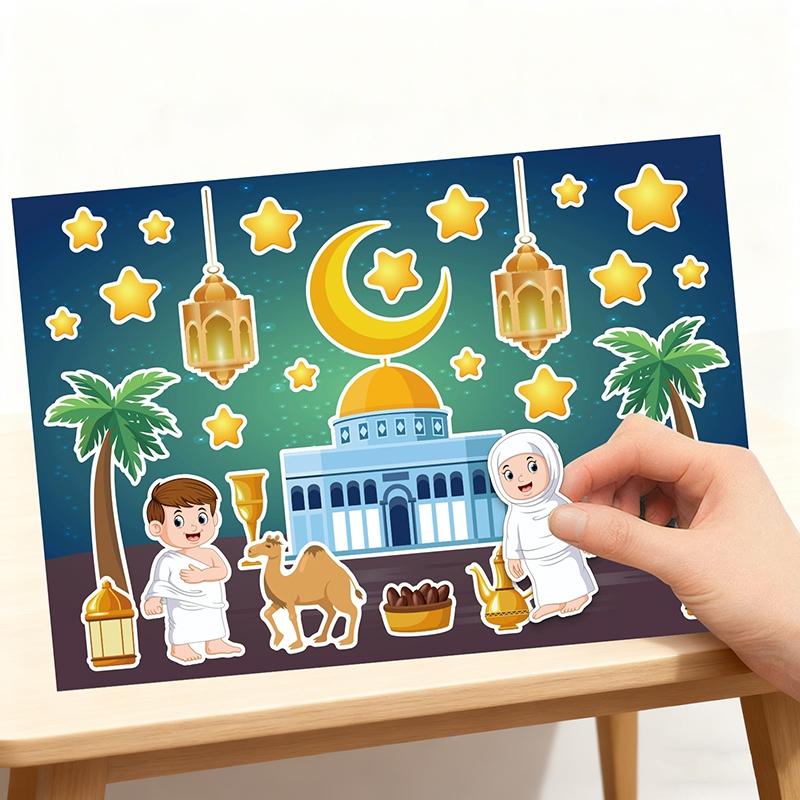 Ramadan Decorations  Ramadan Stickers Temporary Tattoo Sticker Muslim Party Supplies Ramadan Mubarak Accessories