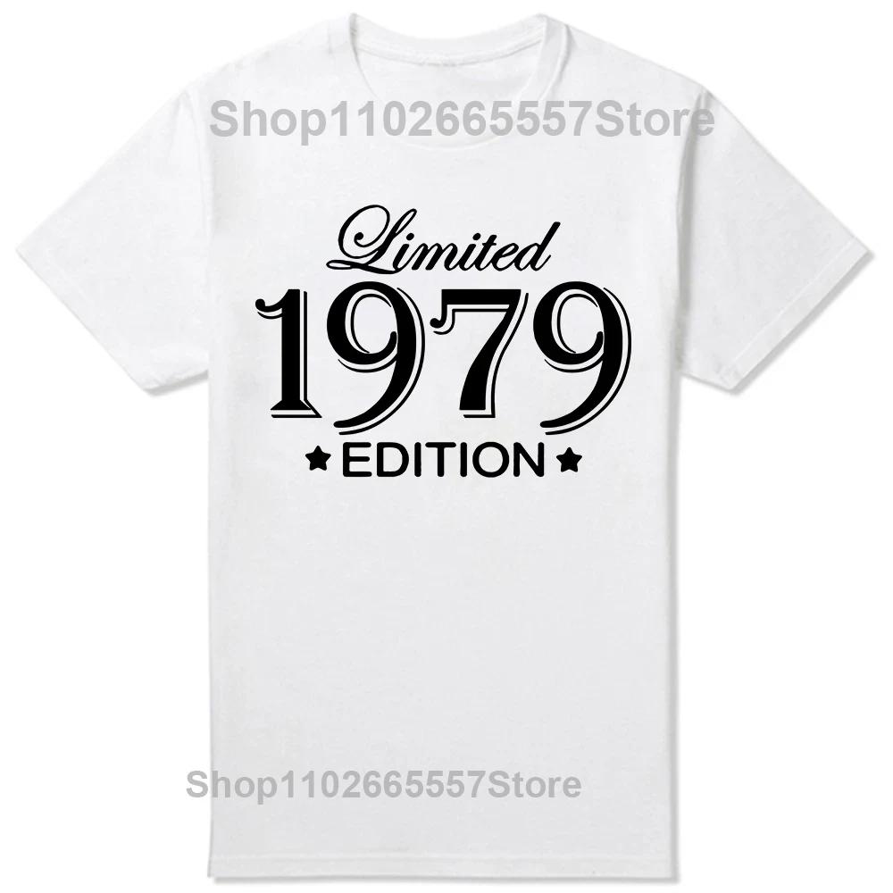 Made In 1979 Limited Edition 45 Years Of Being Awesome T Shirts Gifts Cotton Summer Tees Tops Unisexs Short Sleeve Tshirt