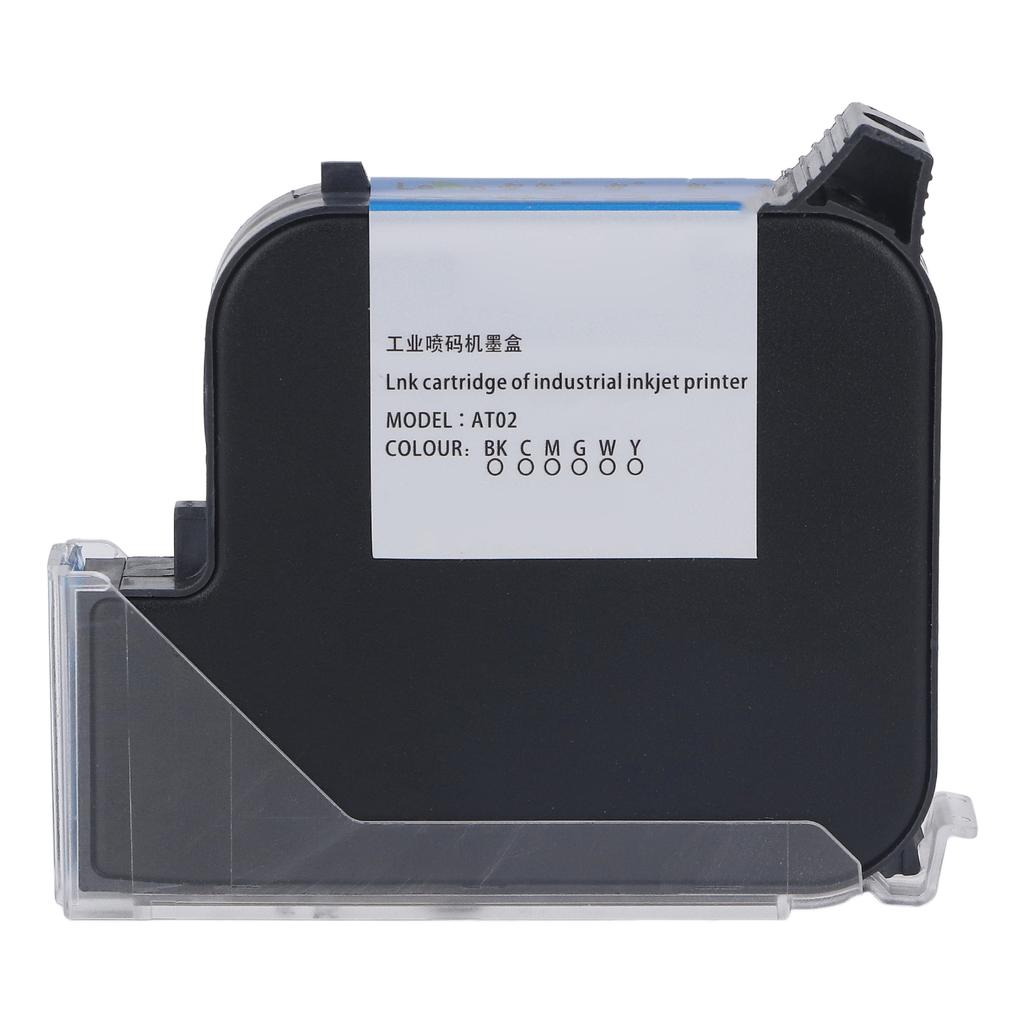 Handheld Inkjet Printer Cartridge Quick Dry 25.4mm Black 42ml Coding Gun Cartridge Replacement