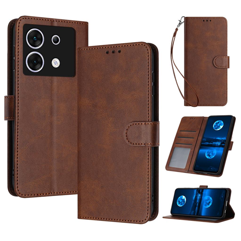 For Infinix Zero 30 5G Case Leather Wallet Magnetic Clasp Drop-Proof Smartphone Cover