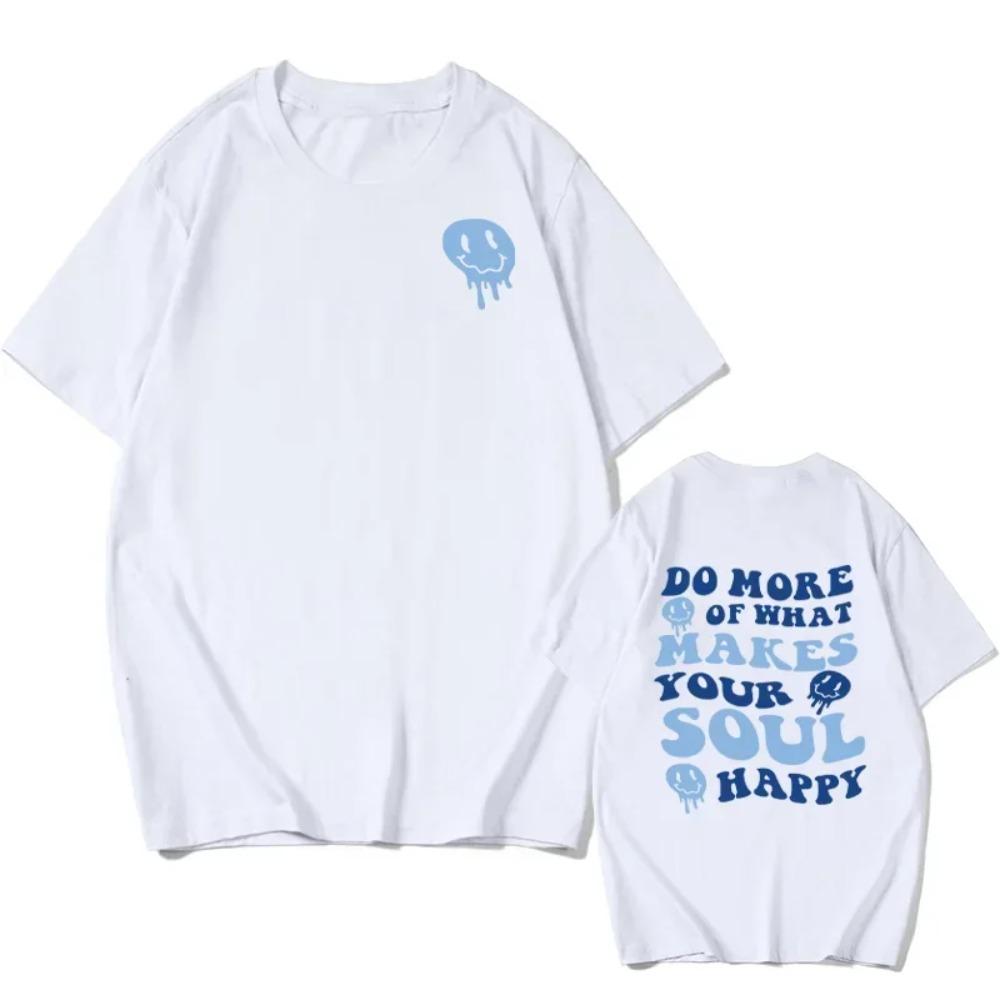 Summer Men's Fashionable Letter Printed Round Neck Off Shoulder T-shirt Street Clothing Regular Slim Fit Soft Short Sleeved