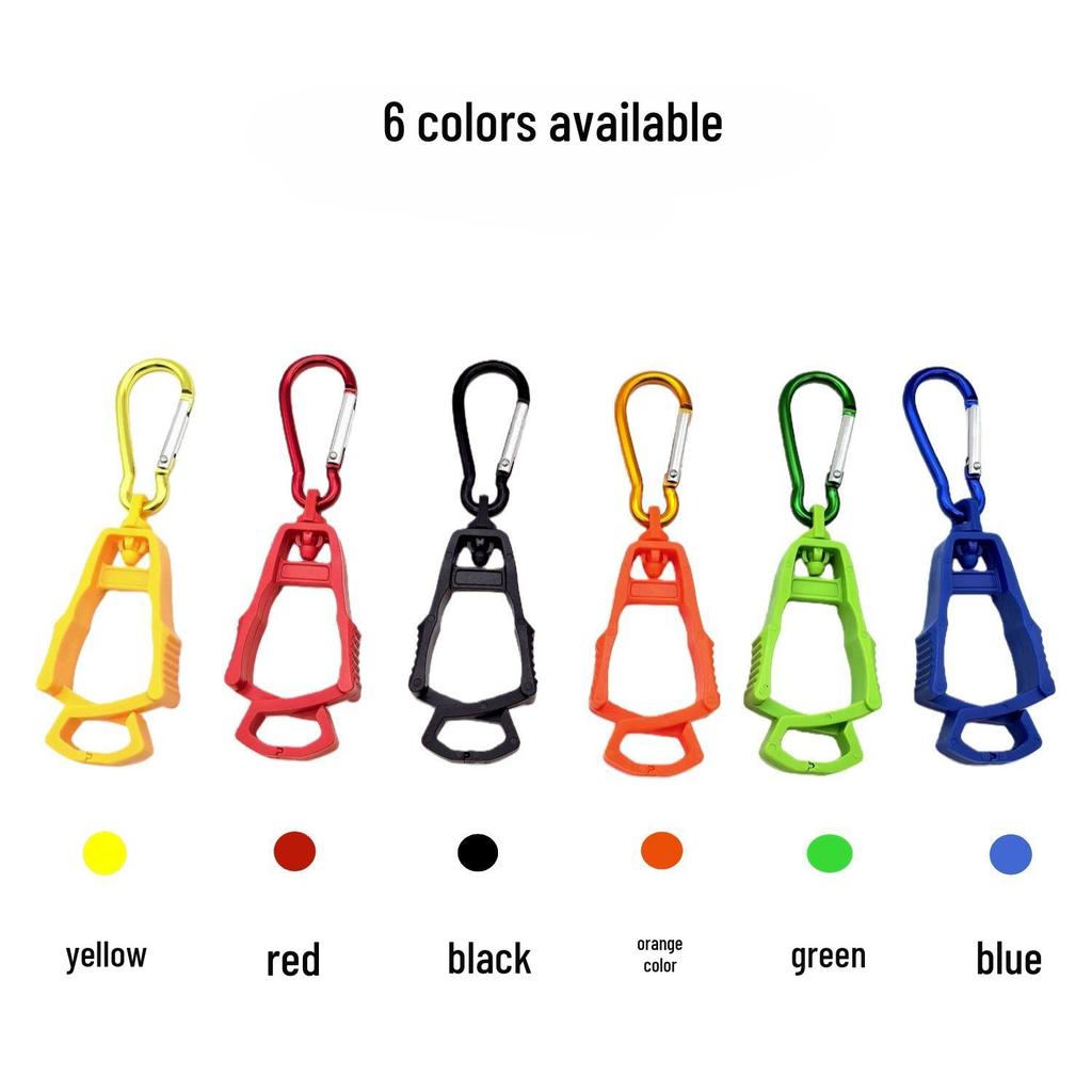 Outdoor Work Glove Clips - Anti-Lost Hanging Buckles, Hooks, and Carabiners