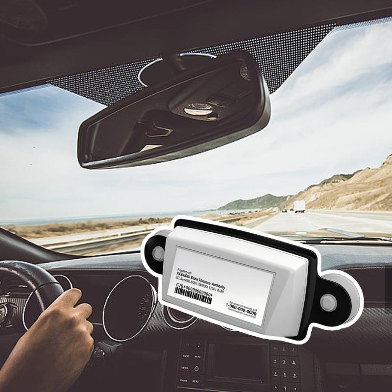 Universal Windshield Pass Card Holder Featurings Suction Cup Quick Installation for Cars SUVs Motorcycles