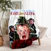 Home Alone Theme Printed Blanket - Perfect for Couch, Bed, Travel & Outdoor Use | Machine Washable, Cozy & Durable.