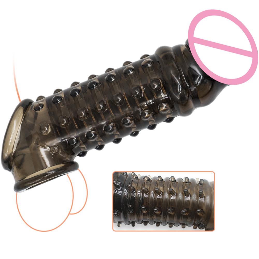 Delayed Ejaculation Penis Sleeve with G-spot Stimulation Function Spike Sleeve for Adults To Increase Passion Sex