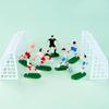 Boys Birthday Party Cake Toppers Football Inspired Decorations Durable Food Safe Plastic Materials Display Ornament