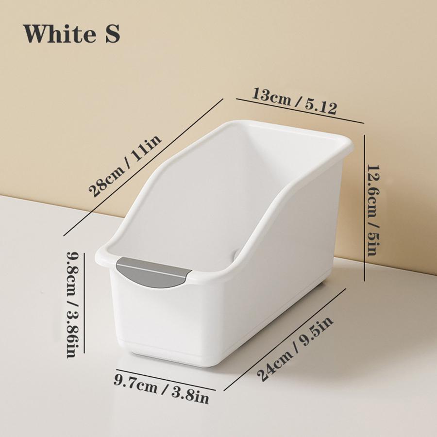 Under Sink Organizer with Wheels Pull Kitchen Bathroom Cabinet Organizers and Storage Multi-purpose Plastic Organizer Baskets