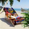 Daigunder Gambar Robot Print Beach Towel, Large Soft Quick Dry Towel for Beach Camping Swimming