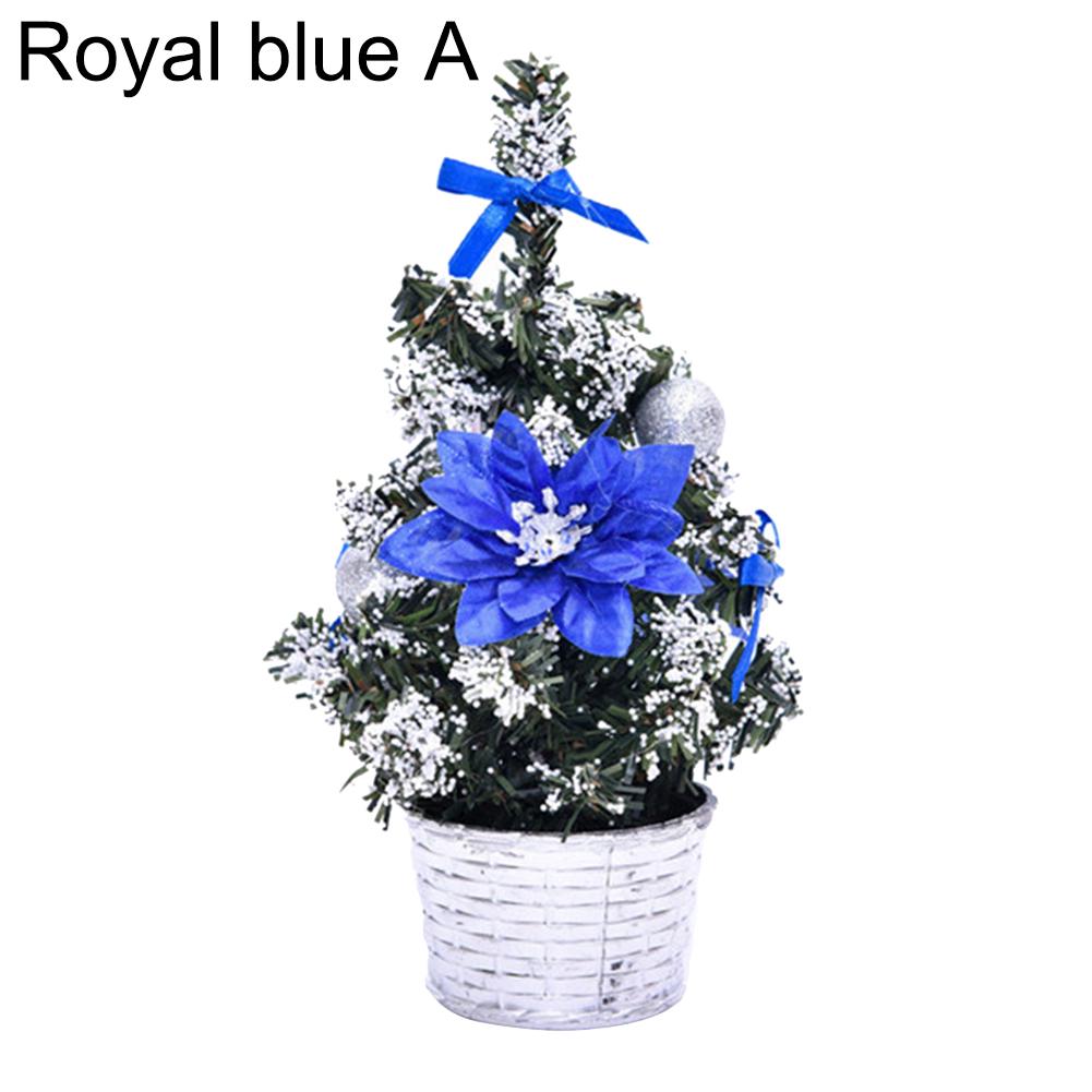 Punots Weihnachtsbaum Mini Künstliche Kugel Stern Desktop Ornament Home Festival Dekor