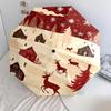 1 PC Automatic Folding Umbrella - Christmas horses, Christmas dogs Pattern, Portable & Foldable Design with 10 Ribs, Christmas Birthday Gifts