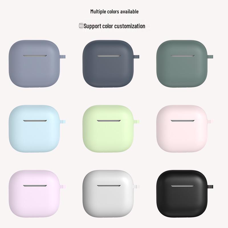 Apple AirPods 4 Silicone Anti-Drop Case: Wireless Bluetooth Earphone Protective Shell
