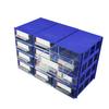 1pcs Stackable Plastic Hardware Parts Storage Boxes Component Screws Tools Box Combined Cabinet Rack Drawer Case Box
