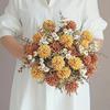 1Pc Silk Chrysanthemum Artificial Flowers Diy Wedding Home Christmas Room Decor Bridal Bouquets Table High Quality Vases Fillers