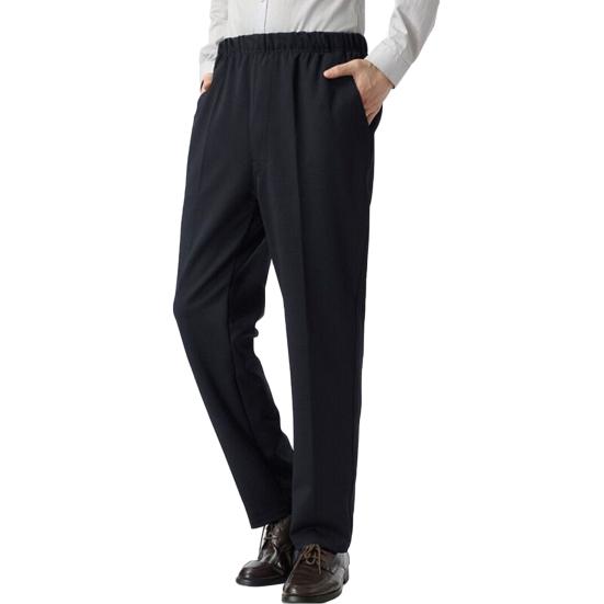 High Waist Zipper Button Fly Pockets Men Pants Summer Solid Color Straight Fit Casual Business Pants