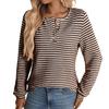 Long Sleeve Shirts For Women Print Graphic Tees Blouses Casual Plus Size Basic Tops Pullover