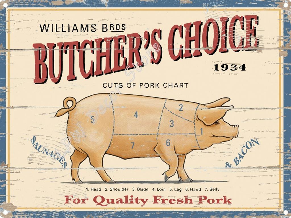 Vintage Metal Signs for Kitchen Wild Boar Knowledge Print Tin Wall Metal Sign Anniversary Birthday Christmas Housewarming Bar