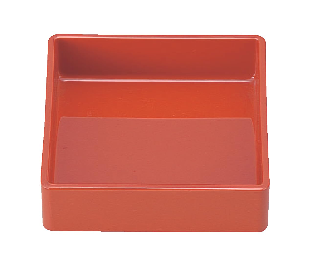 Wakaizumi ABS Opening Bento Box Lacquerware, Heat-Resistant (Inner Box), Vermilion, 1-313-2