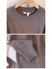 Plus Size Women's Winter Sweater: Round Neck, Long Sleeve, Fashion Base Layer (130-350 jin)