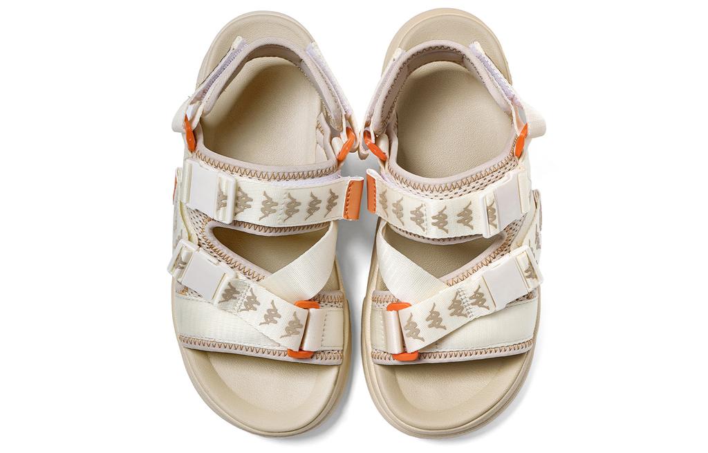 Men's Sandals Kappa Jungle Lion Collection Beach Sandals Unisex Beige Yellow