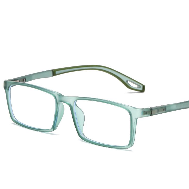 Anti Blue Light Glasses for Men Women Sports Style Square Frame Lightweight Eyeglasses for Computer Gaming Eye Strain