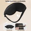 3D Contoured Cloud Sleep Mask with Earplugs Light Blocking Breathable Eye Cover Zero-Pressure Memory