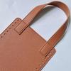 Handmade DIY Leather Woven Body Bag with Integrated Handle Hook