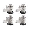 4x Furniture Levelers Adjustable Leveling Feet Heavy Duty Furniture Leg Pad for Table Leg Furniture Feet Cabinets Raiser