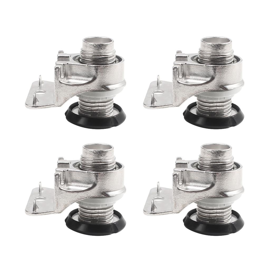 4x Furniture Levelers Adjustable Leveling Feet Heavy Duty Furniture Leg Pad for Table Leg Furniture Feet Cabinets Raiser