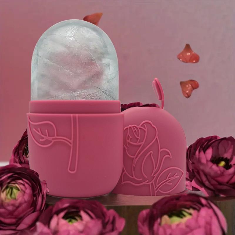 Reusable Ice Roller For Face And Eye Facial Beauty Ice Roller Skin Care Tools Ice Facial Cube Silicone Ice Mold Beauty Cooling