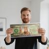Pamětní bankovky - 100 bilionů Obří pekelný bankovka 17 X 7,5 palce -  , 50 ks