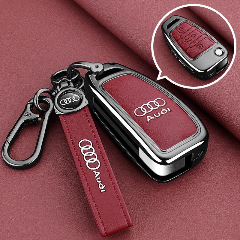 For Audi 8V2026New Zinc Alloy Car Remote Key Case Cover Shell for Audi A1 A3 A4 8P 8L 8V A5 B6 B7 A6 A7 C5 C6 Q3 Q5 Q7 4F S3 S4 S6 Rs3 Tt