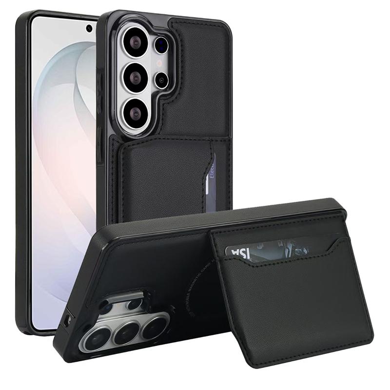 For Samsung Galaxy S26Ultra S22 S24 S23 S25 Plus FE A16 A17 A26 A36 A56 A57 Multifunctional Card Slot Holder Magnetic Phone Case