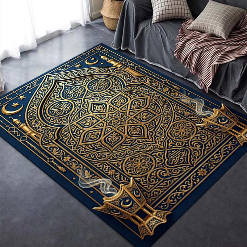2025 New Muslim Carpet Rug for Living Room Bedroom Home Sofa Decoration,Kids Play Non-slip Floor Mat130