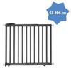 Badabulle Deco Pop Safety Barrier - Expandable Barrier for Opening from 63 To 106cm - Screw Fixing, Black