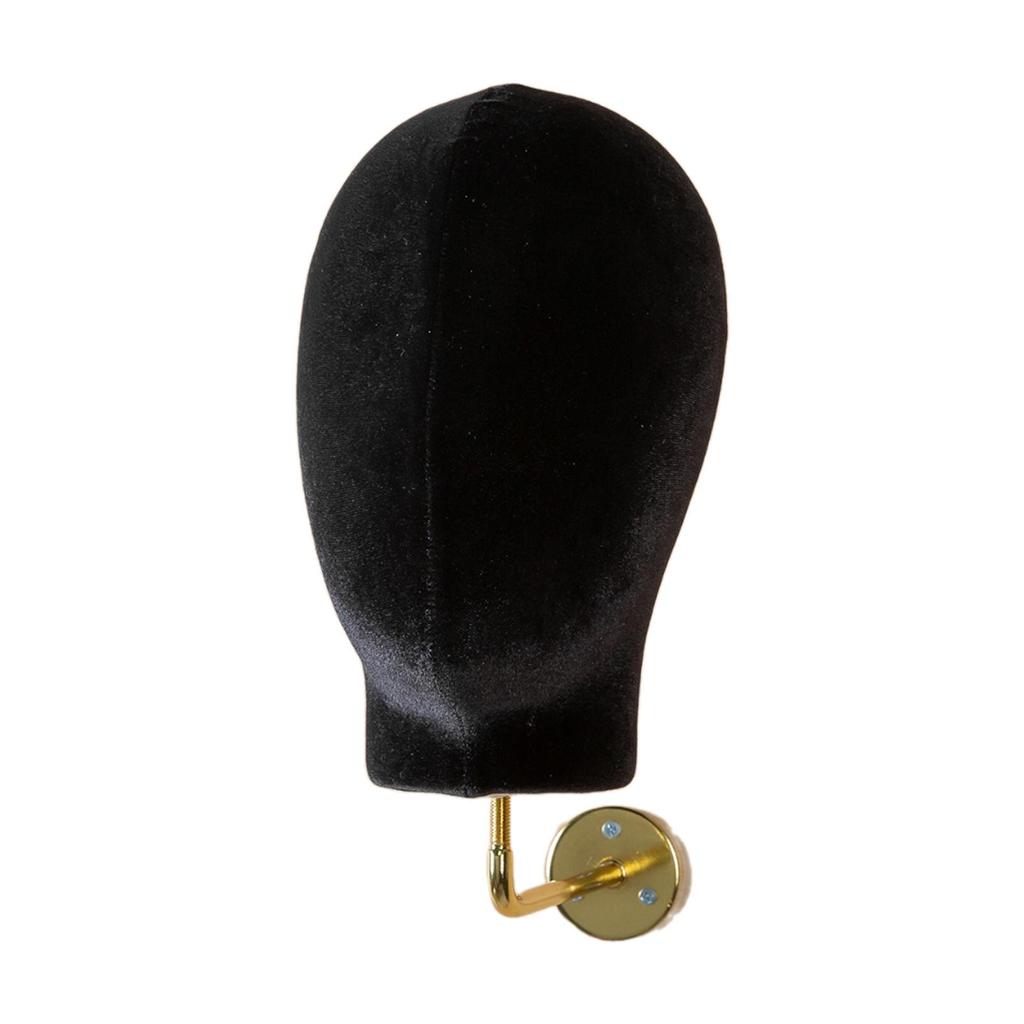 Mannequin Head Model Wall Mount Multipurpose Hat Rack Wig Holder Wig Stand for Wig Headwear Hats Beginner Hairdresser Training
