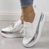 New Brand Designer Breathable Women Shoes Platform Casual Shoes Slip On Woman Sneakers