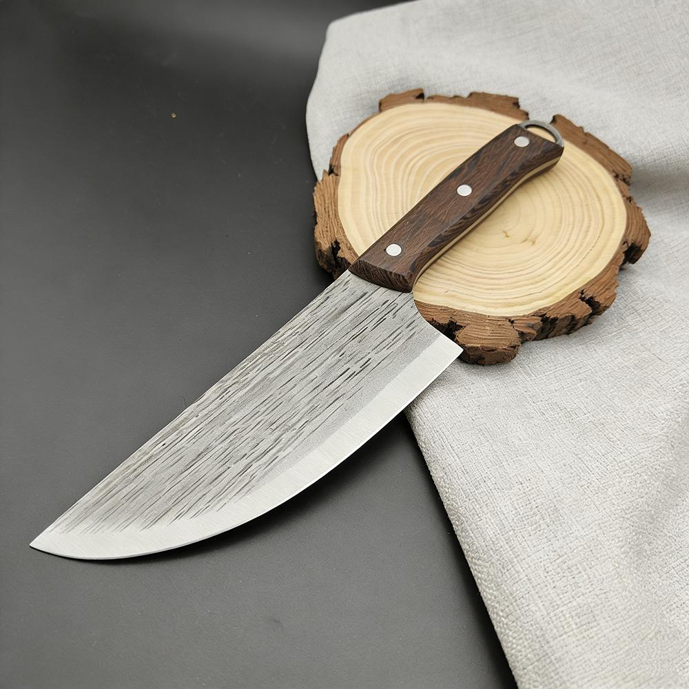 Hand Forged Chinese Chef Knife Professional Kitchen Cleaver Ultra Sharp Chopping Knife for Meat Vegetables Butcher Knife