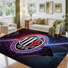 AC Milan Design Crystal Velvet Rug Soft Decorative Mat for Bedroom Entrance