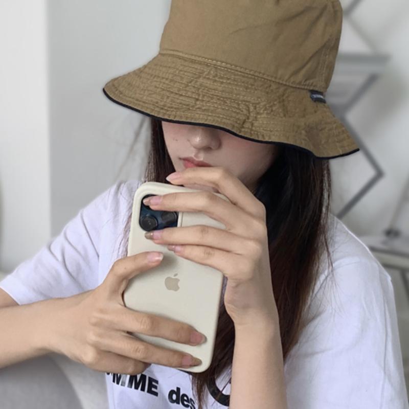 LOOKING4U On the Moment Edgeline Simple Bucket Hat C2 Brown
