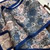French Retro Long Silk Scarf Women'S Streamer Ribbon Tied Bag Headband Spring And Autumn Scarf Rose Summer Small Scarf