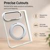 Clear Protective Case for IPhoneDuo 2026 Phone Protector with 360 Degree Rotatable Kickstand Anti-yellowing Phone Cover