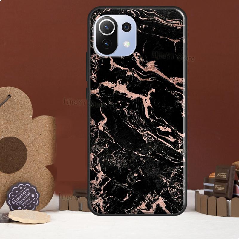 Teal Blue Gold Agate Marble Funda For POCO F5 X3 X4 X5 Pro F4 GT C40 F3 Case For Xiaomi 11T 12T Pro 12 X 13 Lite Cover