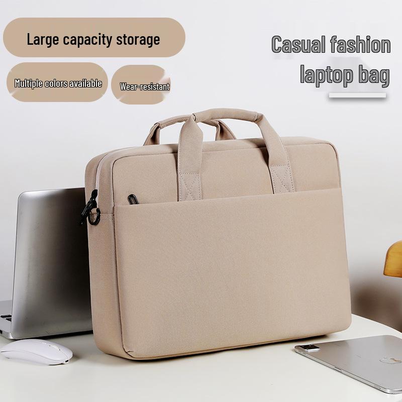 Custom Airbag Shockproof 15-inch Laptop Sleeve for Lenovo/Huawei - Business Travel Crossbody Bag