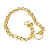 Pet Chain Necklace Gold Color Fashion Decorative Durable Pet Chain Collar for Dogs Cats 0.25x50cm /