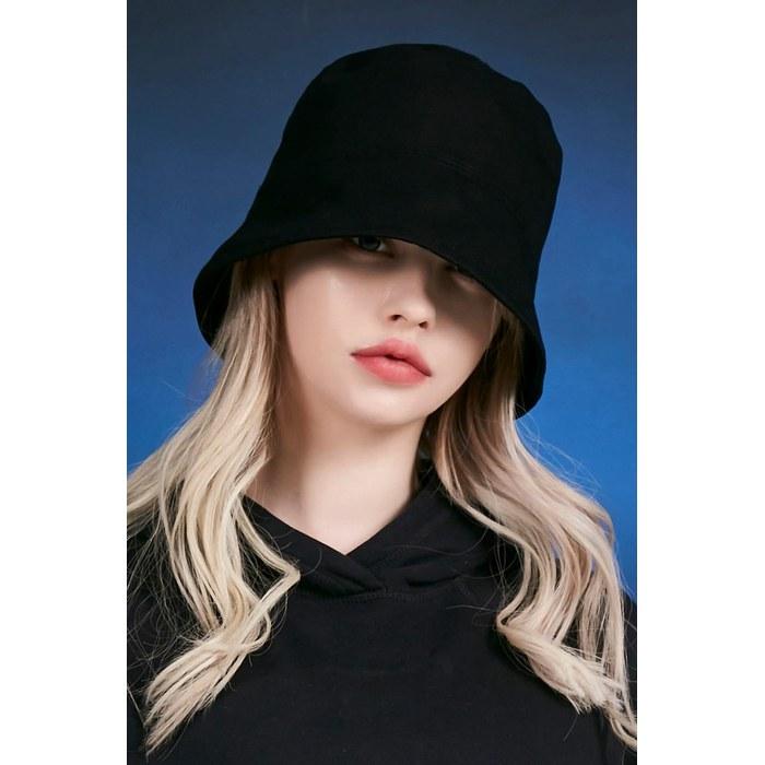 [VARZAR] Stud Drop Overfit Bucket Hat Black