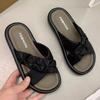 Fashion platform slippers women's outer wear summer new versatile non-slip beach cool summer
